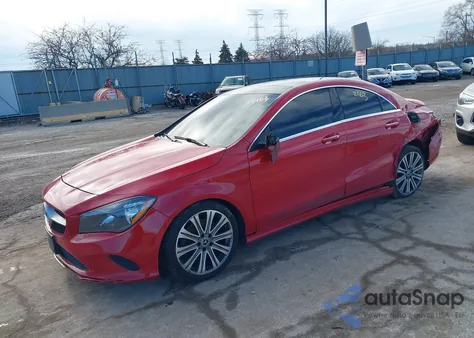 2018 Mercedes-Benz Cla 250 z USA, uszkodzony, nr VIN WDDSJ4EB3JN572505